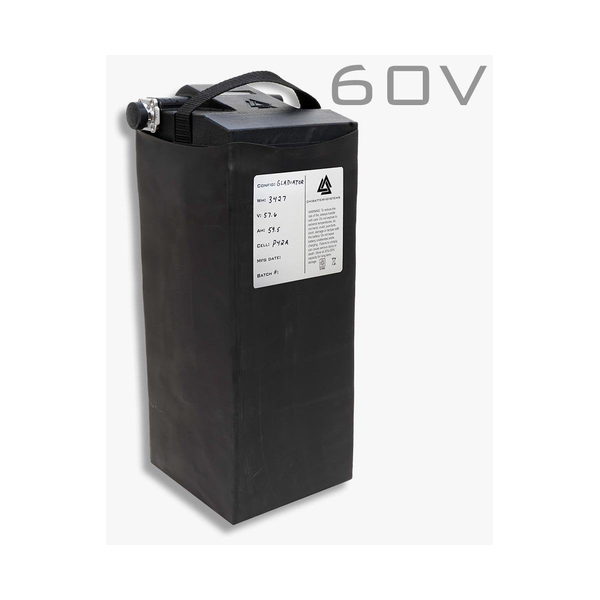 Gladiator X60 Compact 60V 51Ah (LBX) - Chi Battery electric dirt bike